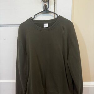 Outdoor Voices Dark Green Crewneck Sweatshirt